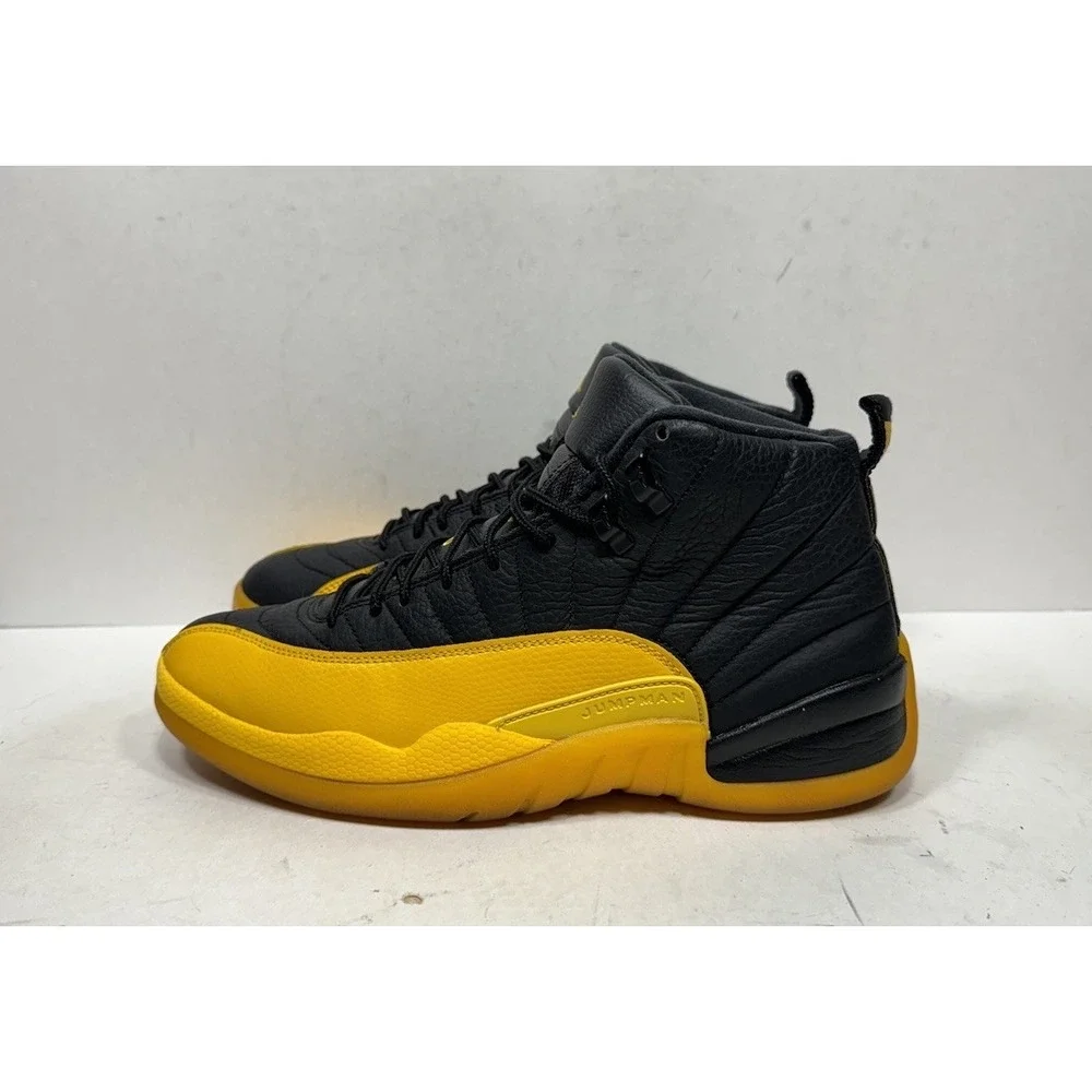 Nike Air Jordan 12 University Gold Mens Size 9.5 130690-070 OG XII Retro Black